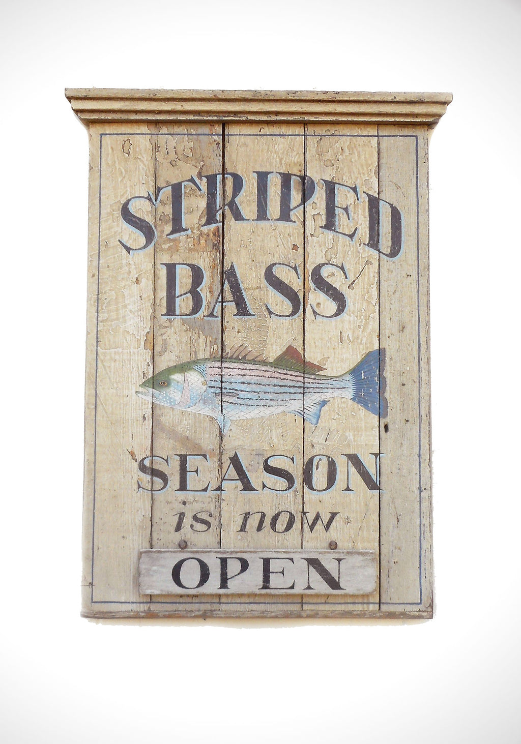 Striped Bass Season Sign
