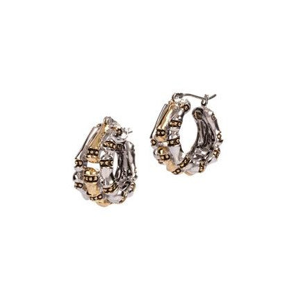 Canias Collection 3 Row Hoop Earrings by John Medeiros
