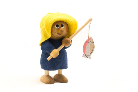 Fisherman with Rod