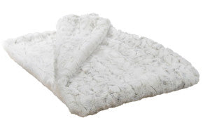 Winter Frost Luxury Faux Fur Throw 58"x45"