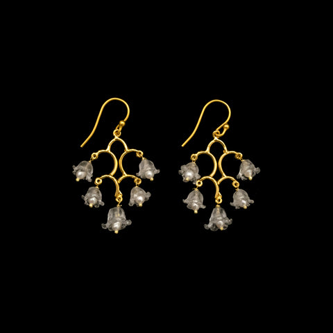 Lily of the Valley Wire Earrings By Michael Michaud