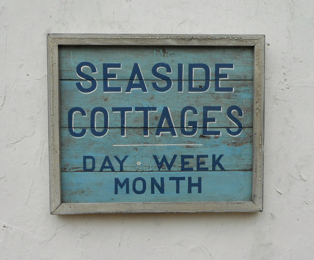 Seaside Cottages Sign