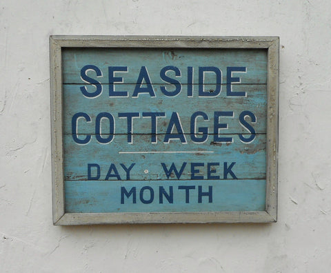 Seaside Cottages Sign