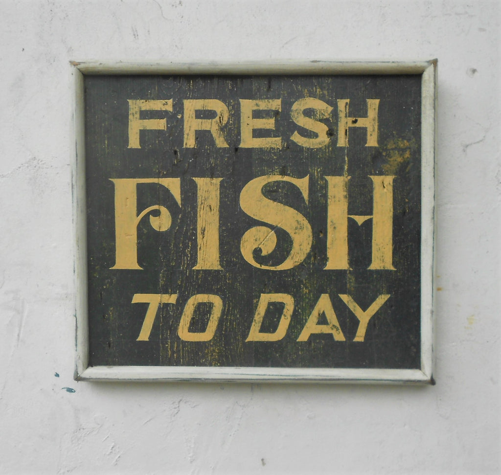 Fresh Fish Today Americana Art - 17x20