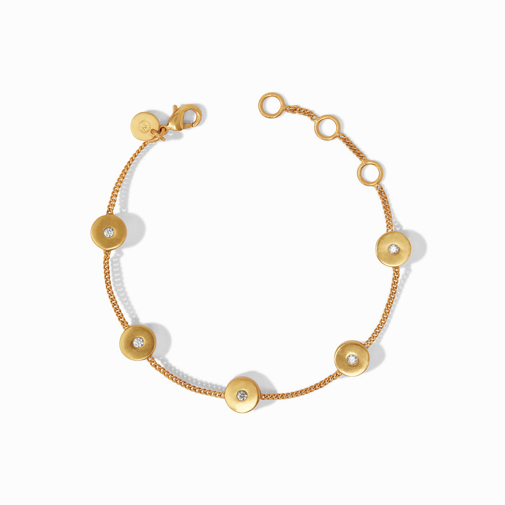 Poppy Delicate Bracelet Gold Cz by Julie Vos