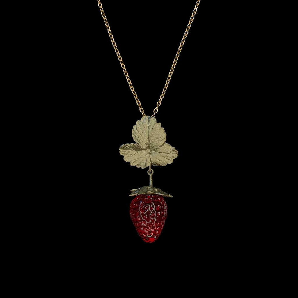 Strawberry 20" Adjustable Large Pendant by Michael Michaud