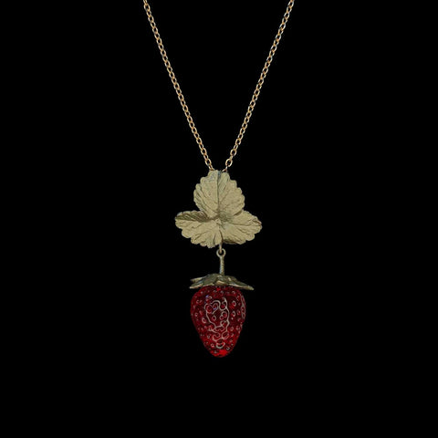 Strawberry 20" Adjustable Large Pendant by Michael Michaud