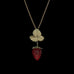 Strawberry 20" Adjustable Large Pendant by Michael Michaud