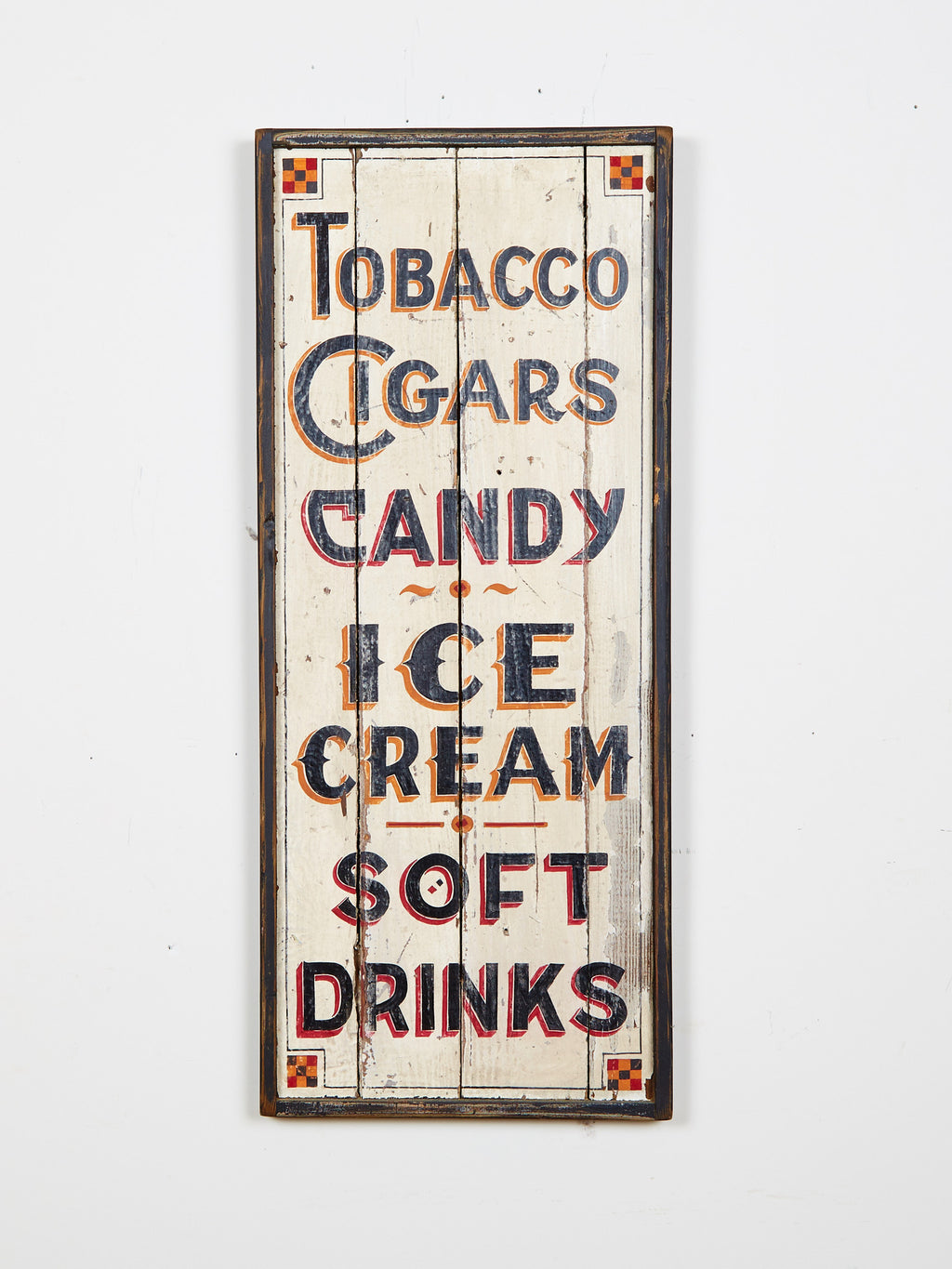 Tobacco Candy Vertical with Black Trim Americana Art