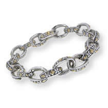 Plain Oval Link Bracelet by John Medeiros