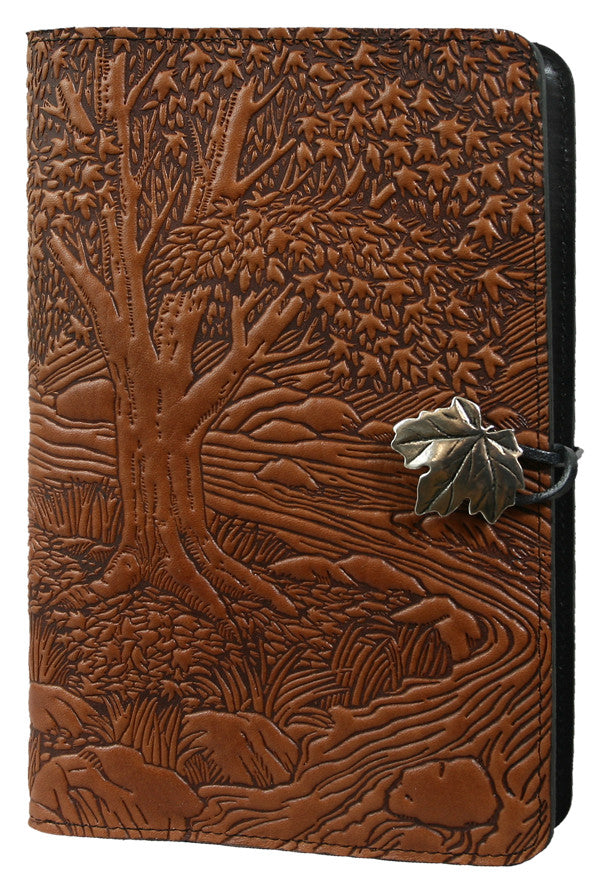 Small Leather Journal - Creekbed Maple in Saddle