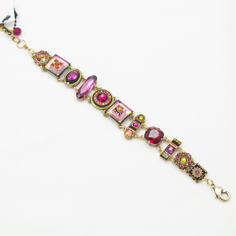 Ruby La Dolce Vita Crystal Bracelet by Firefly Jewelry