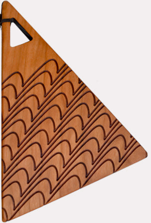 Scribble Cheese Board 9x13