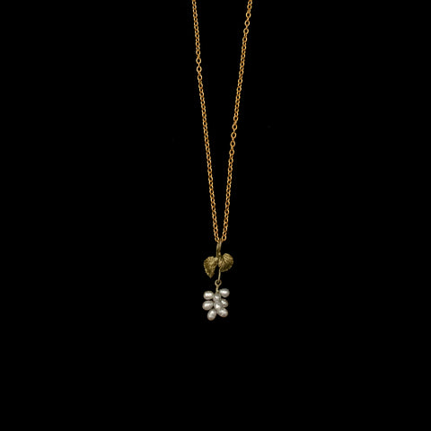 Spring Birch 16'' Adj. Dainty Pendant By Michael Michaud