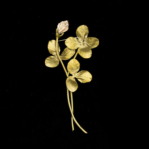 Clover Spray Brooch By Michael Michaud