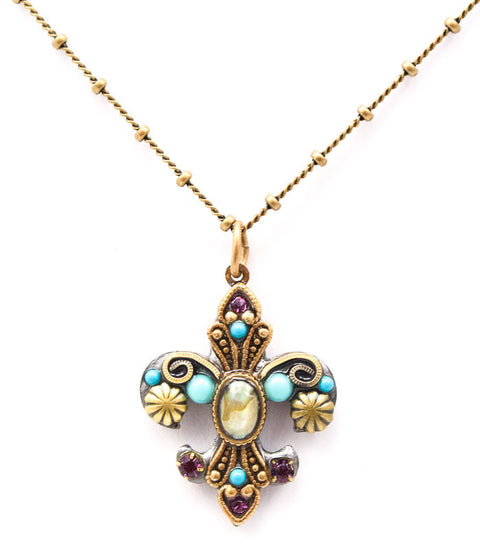 Turkish Bazaar Flower Necklace by Michal Golan