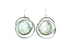Ringed Patina Roman Glass Earrings