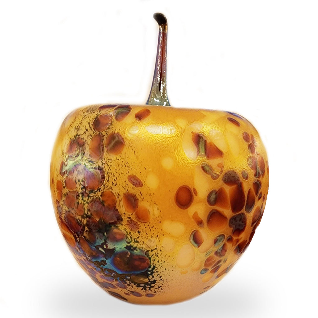 Handblown Glass Apple in Sunrise - Available in Multiple Sizes