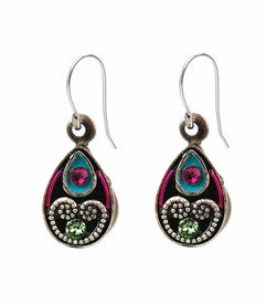 Multi Color Mini Drop Earrings by Firefly Jewelry