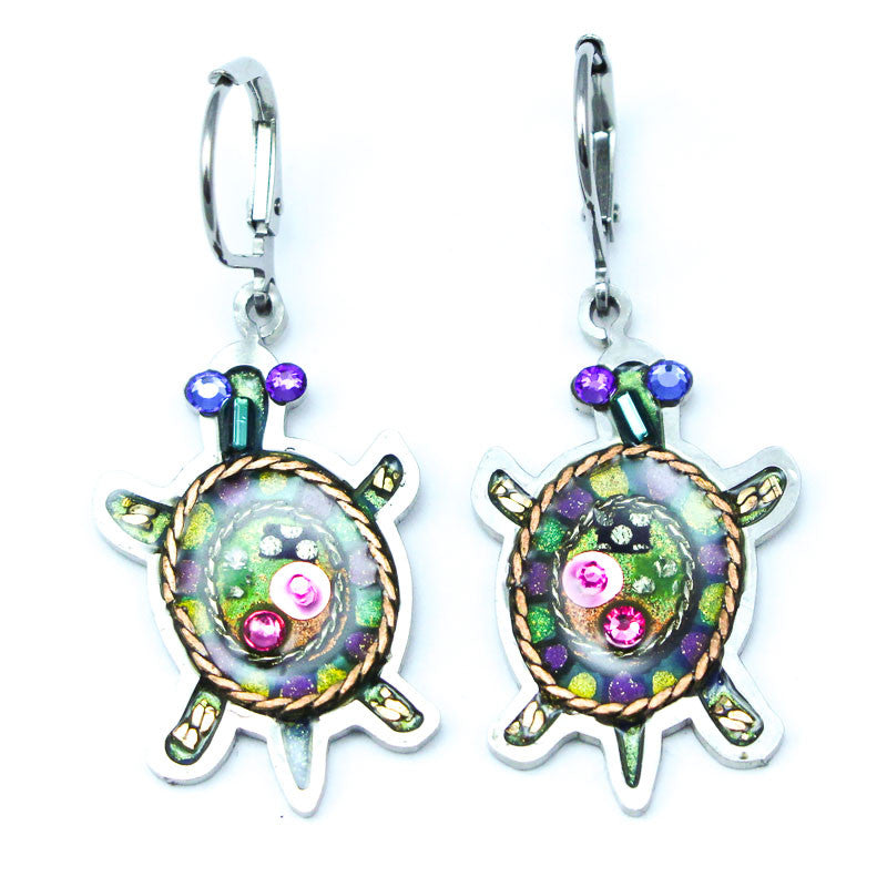 Jewel Turtle Earrings