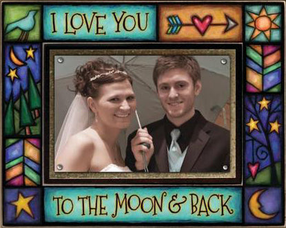 Moon and Back Large Frame