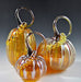 Handblown Glass Pumpkin in Iridescent Gold
