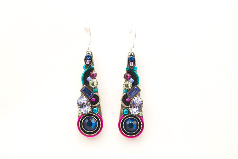 Bermuda Blue Calypso Teardrop Earrings by Firefly Jewelry