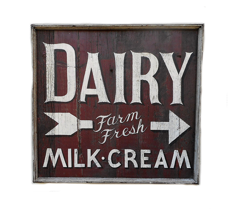 Dairy Farm Fress Milk, Cream Americana Art
