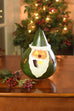 Father Christmas Head Lit Gourd