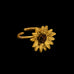 Sunflower - Small with Druzy - Adjustable By Michael Michaud