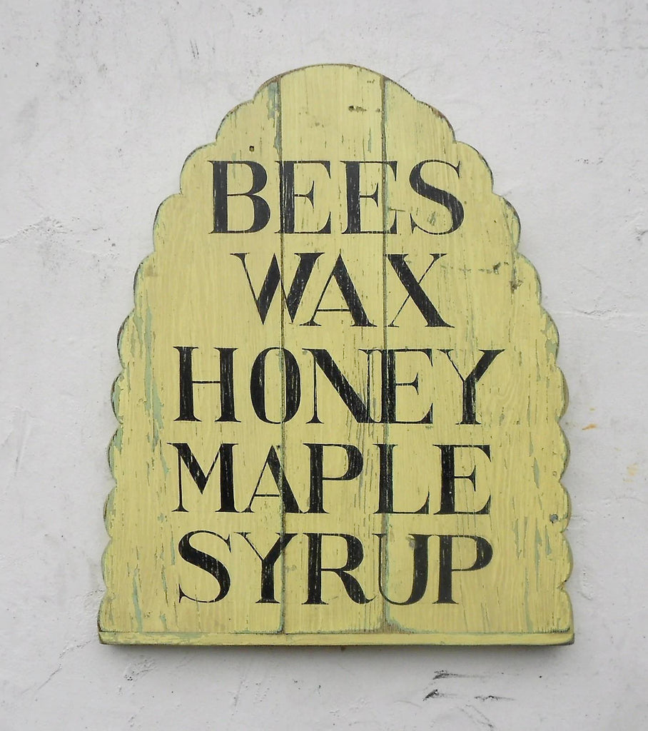 Beeswax Honey Maple Syrup Americana Art