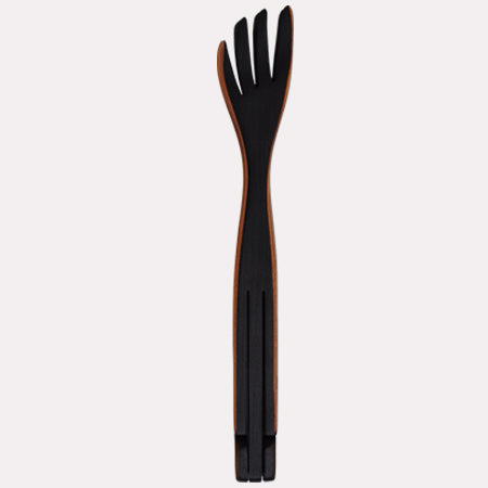 Inside-Out Tongs with Flame Blackened Salad Forks