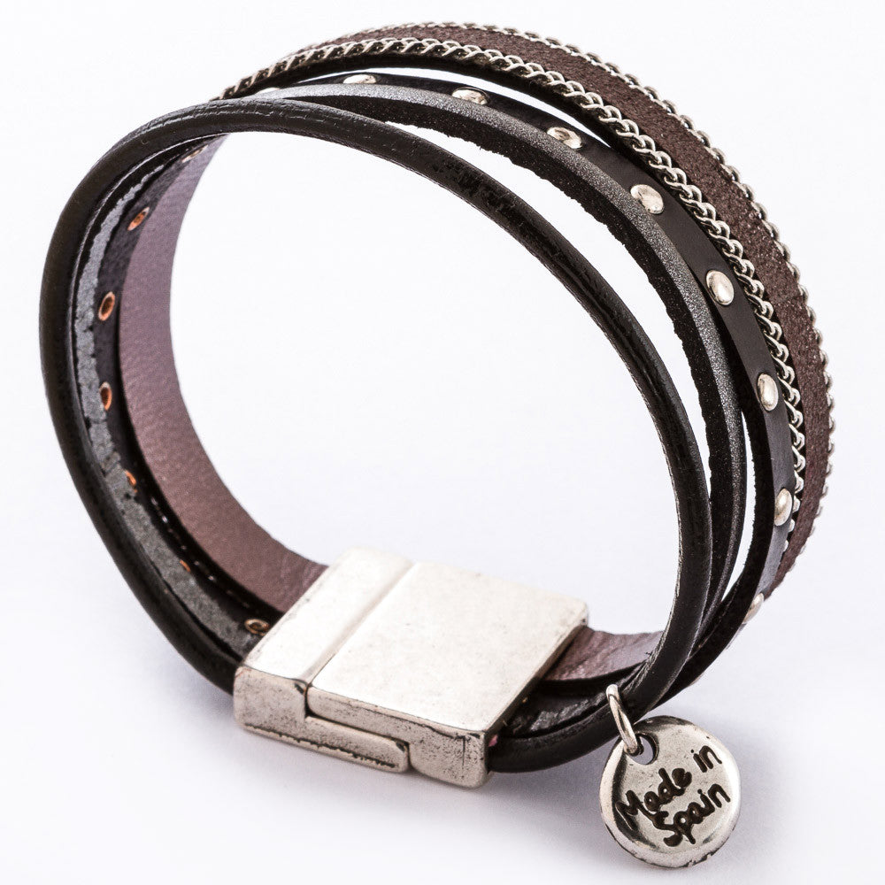 Night Life Leather Bracelet