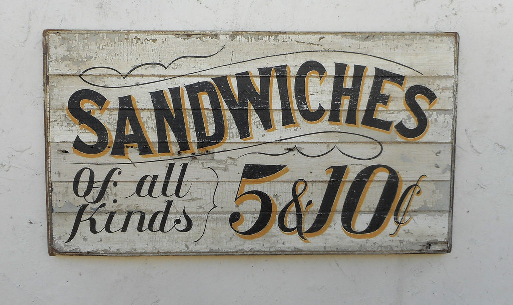 Sandwhiches of all Kinds Sign