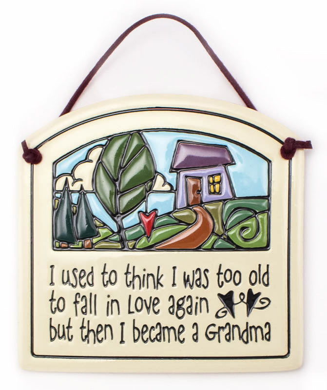 Became A Grandma Ceramic Tile