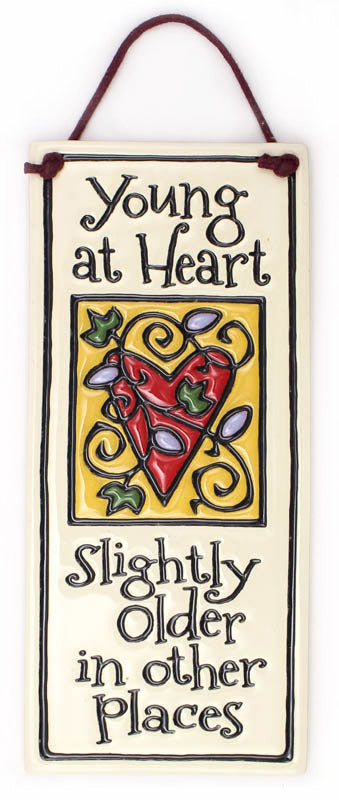Young At Heart Small Tall Ceramic Tile