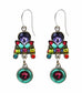 Multi Color Circle Drop Earrings by Firefly- Jewelry
