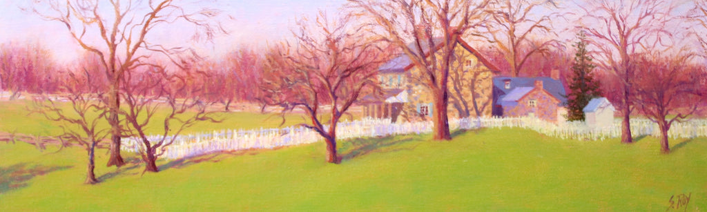 The Rose Farm in Springtime, Gettysburg by Simonne Roy