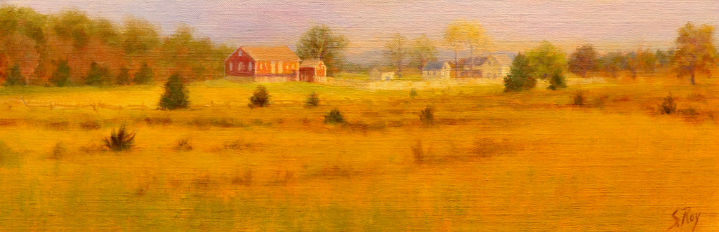 Spangler Farm, Gettysburg, Autumn by Simonne Roy