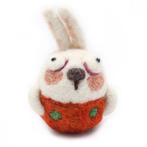 Rabbit Woolie Ornament