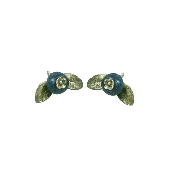 Blueberry Post Earrings