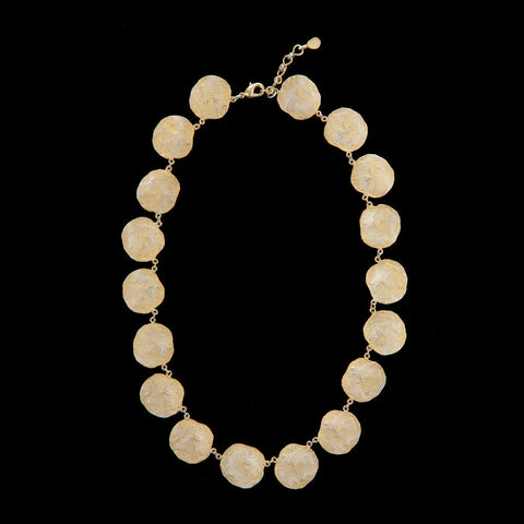 Petite La Mer 16 Inch Adjustable Collar Necklace by Michael Michaud