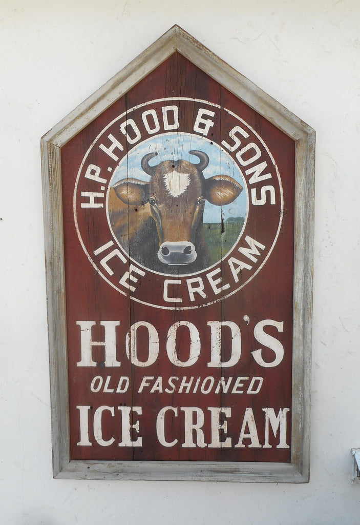 Hood's Old Fashioned Ice Cream Americana Art