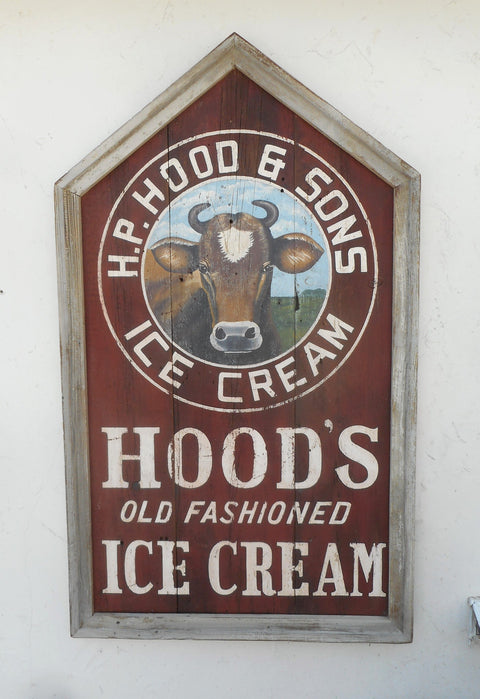 Hood's Old Fashioned Ice Cream Americana Art