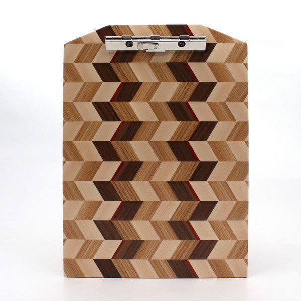 Standard Checkered Clipboard in Maple - Size 9"x13"