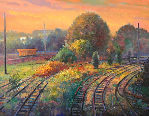 Baltimore Rail Yard by Jonathan Frazier