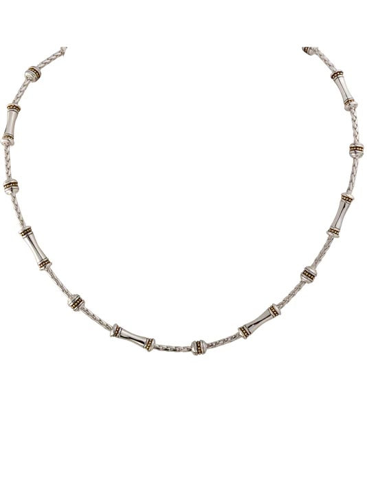 Canias Collection Link and Charm Necklace 18" by John Medeiros