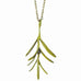Petite Herb Rosmary Pendant 16 inch Necklace by Michael Michaud