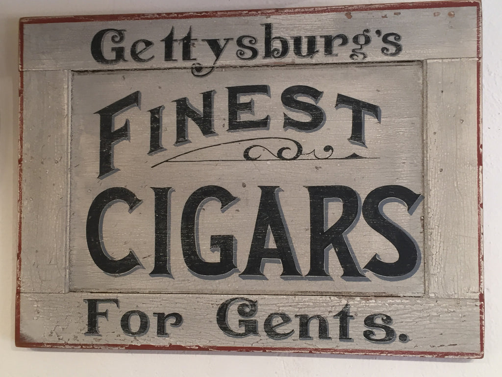 Gettysburg Fine Cigars Americana Art - 25" x 19"