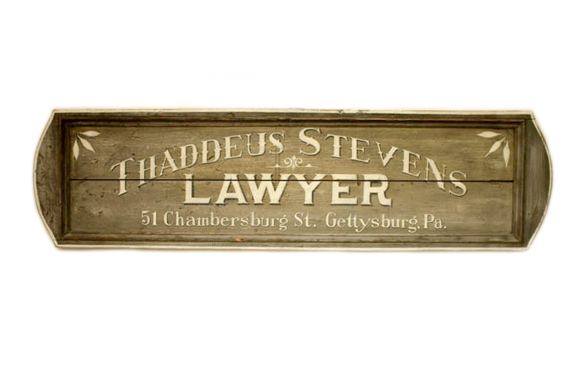 Thaddeus Stevens, Lawyer (Gray) Americana Art